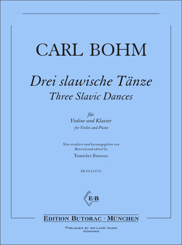 Cover - Bohm, Three slavic Dances